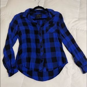 Guess flannel, size Small